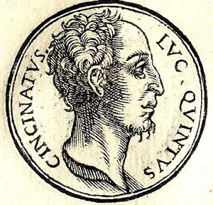 Retrato Lucius Quinctius Cincinnatus