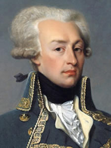Retrato Marie-Joseph Paul Yves Roch Gilbert du Motier, Marquês de La Fayette